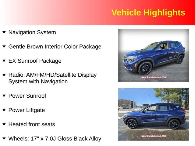 New 2026 Blue Kia EX image 3