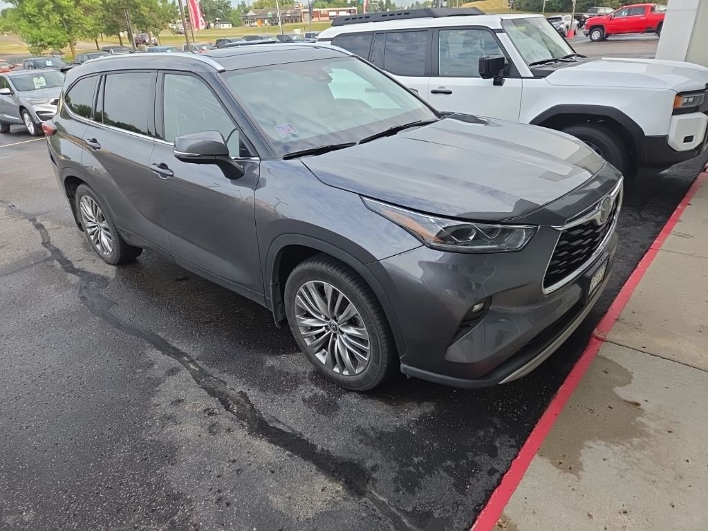 Used 2021 Gray Toyota Platinum image 2