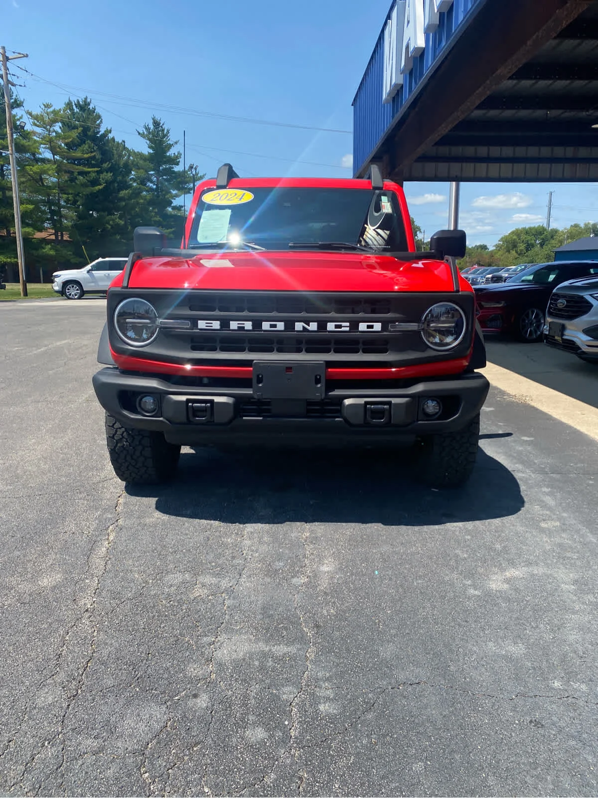 Used 2024 Race Red Ford Black Diamond image 4