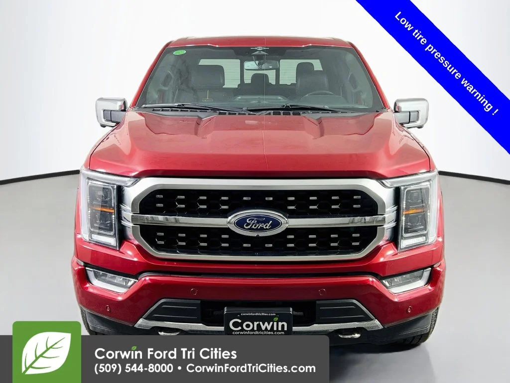 Used 2023 Rapid Red Metallic Tinted Clearcoat Ford Platinum image 4