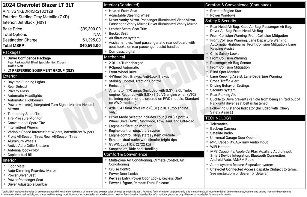 Used 2024 Gray Chevrolet LT image 20