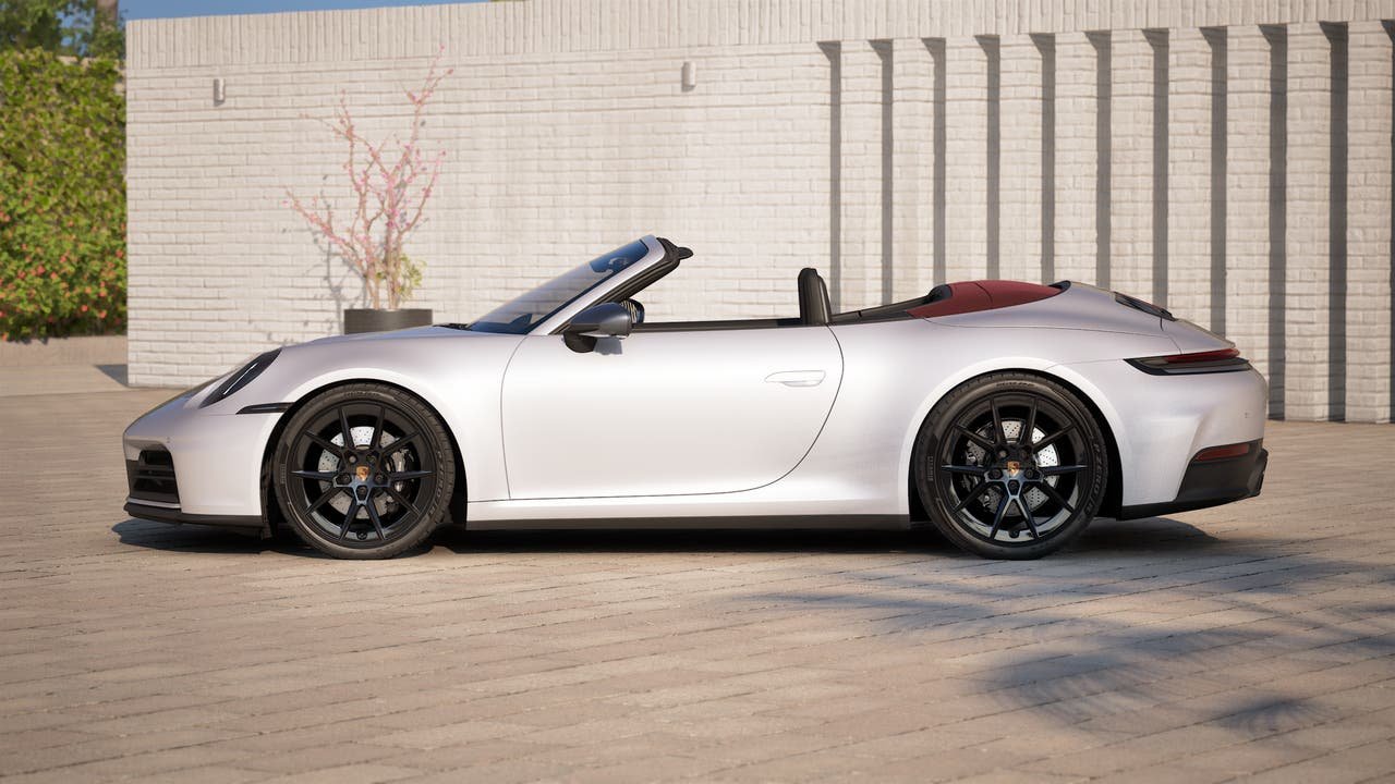 New 2027 Ice Grey Metallic Porsche Carrera T Cabriolet image 2
