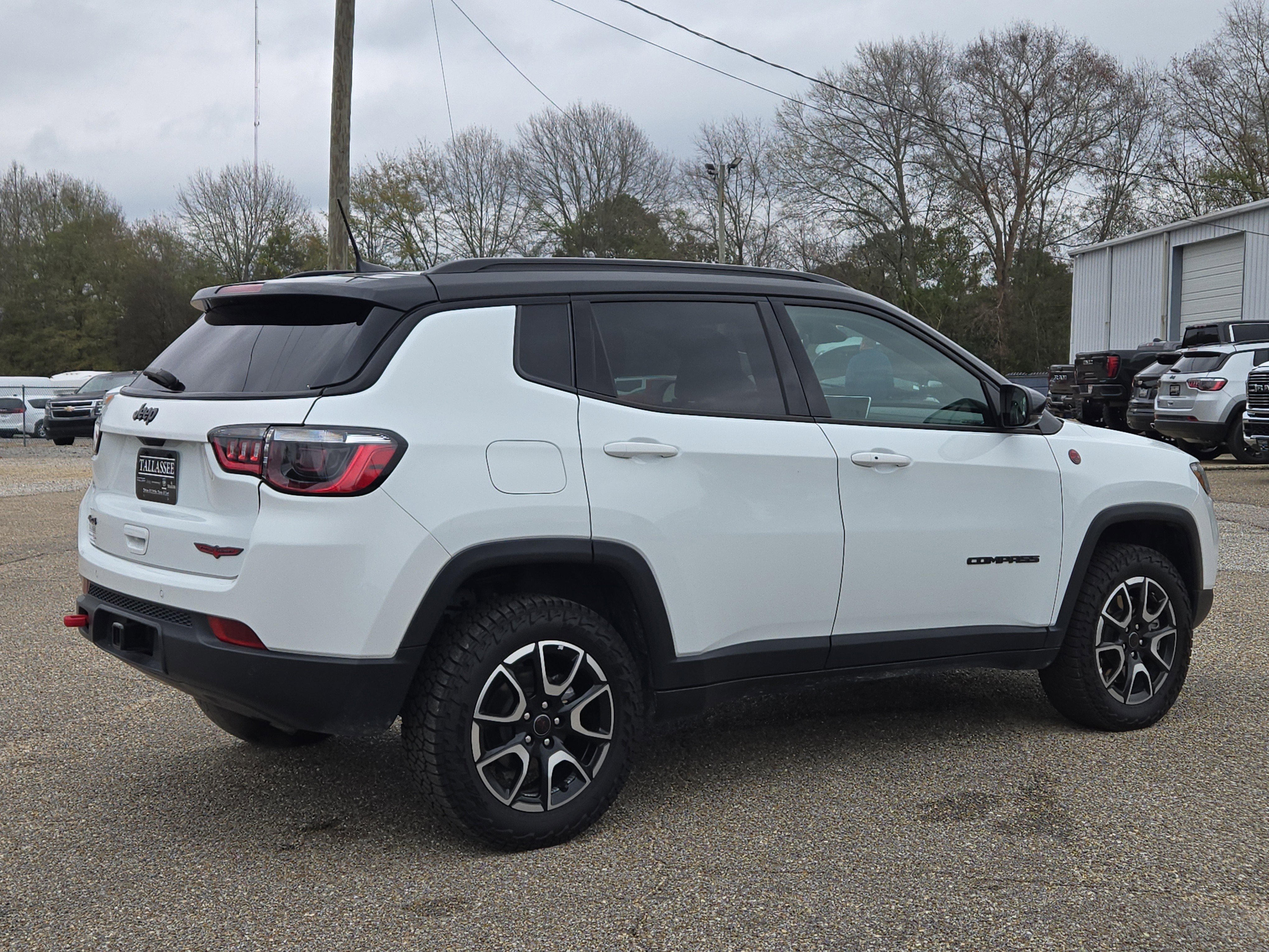 Certified Used 2025 Bright White Clearcoat Jeep Trailhawk image 6