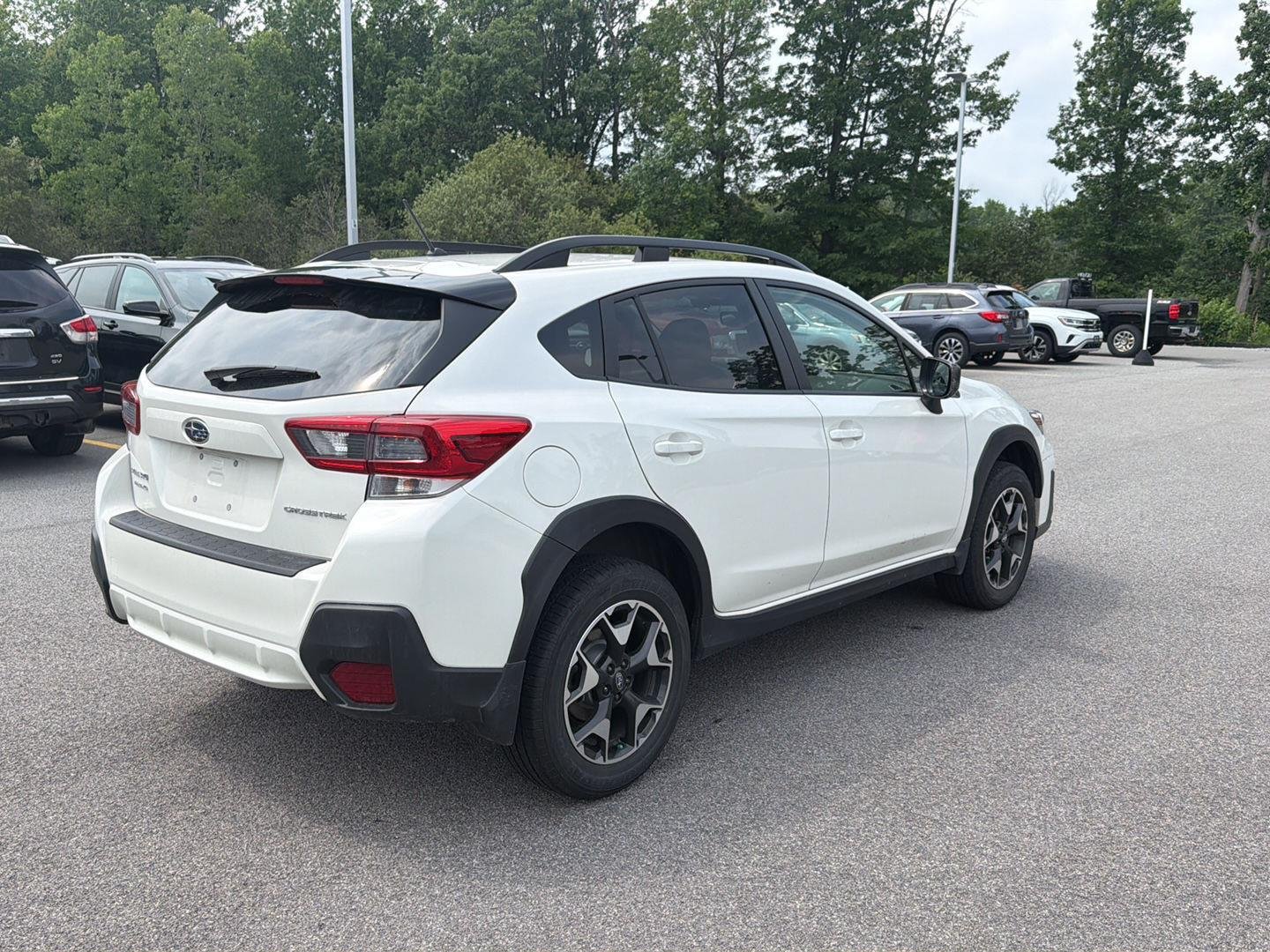 Used 2020 Crystal White Pearl Subaru Base image 4
