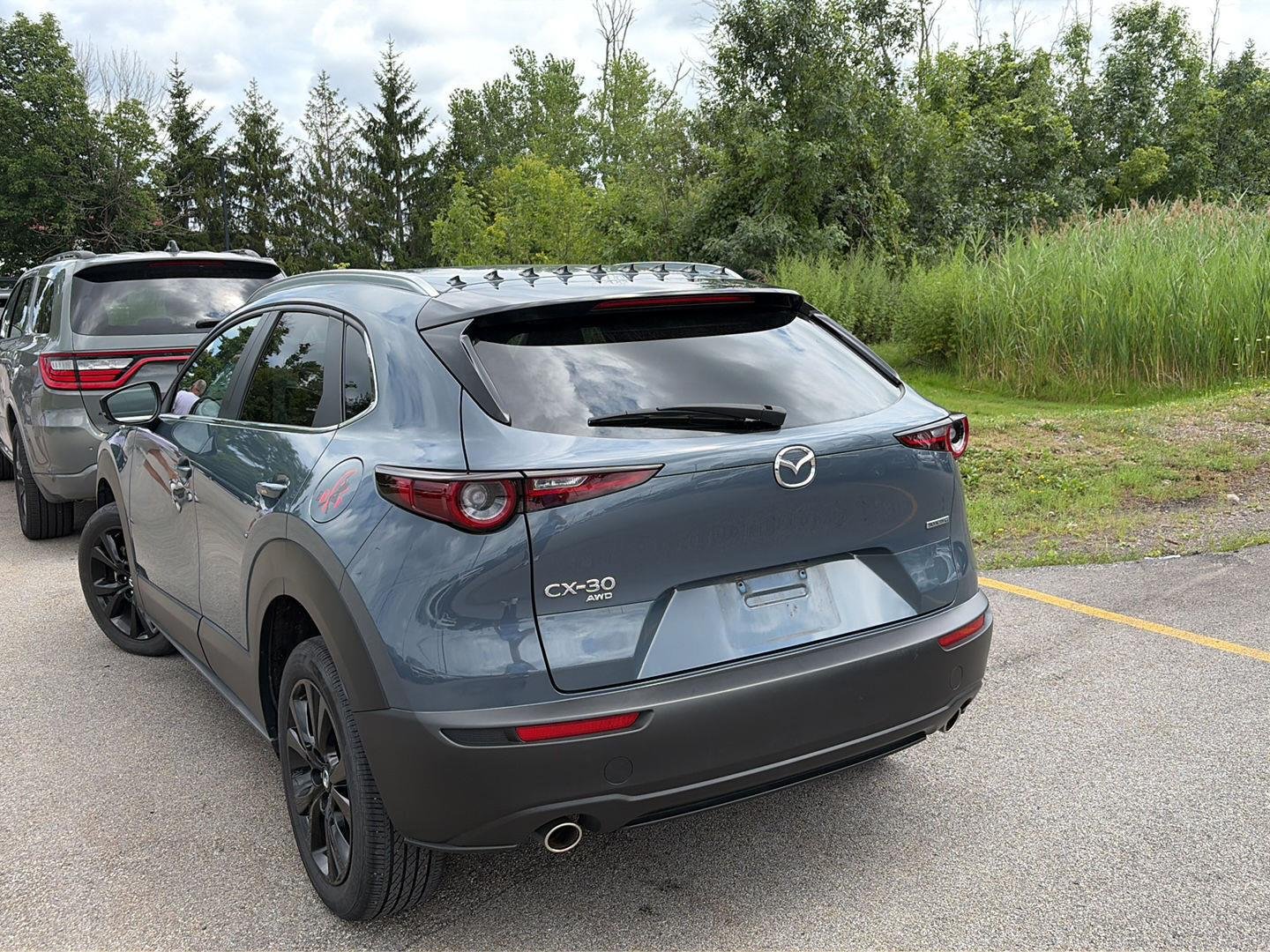 Used 2024 Polymetal Gray Metallic Mazda 2.5 S Carbon Edition image 3