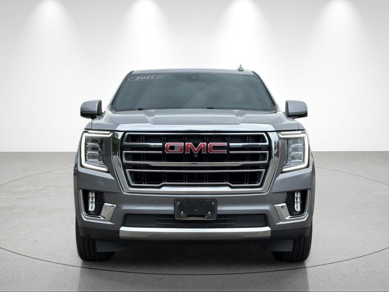 Used 2021 Satin Steel Metallic GMC SLT image 7