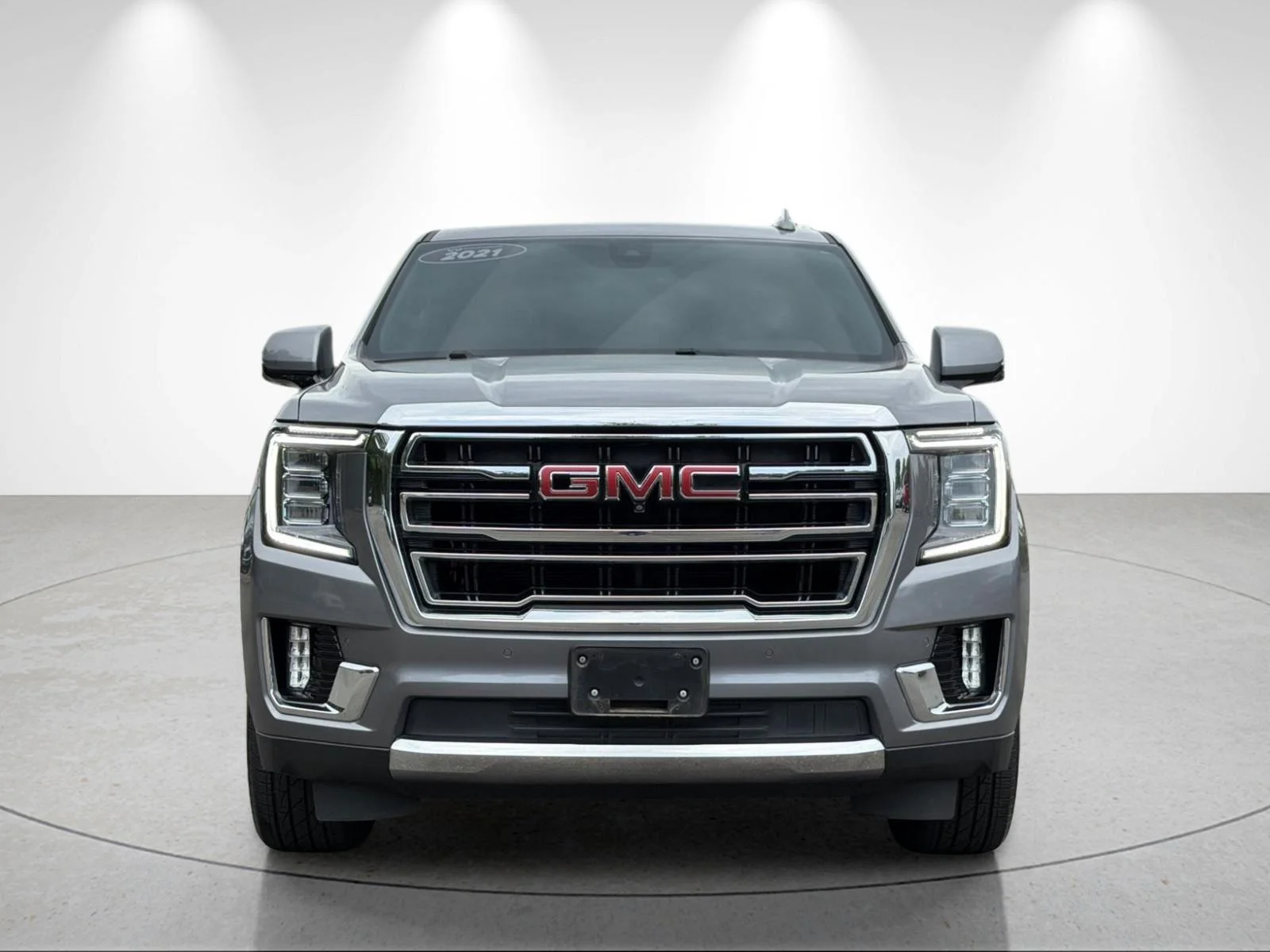 Used 2021 Satin Steel Metallic GMC SLT image 7