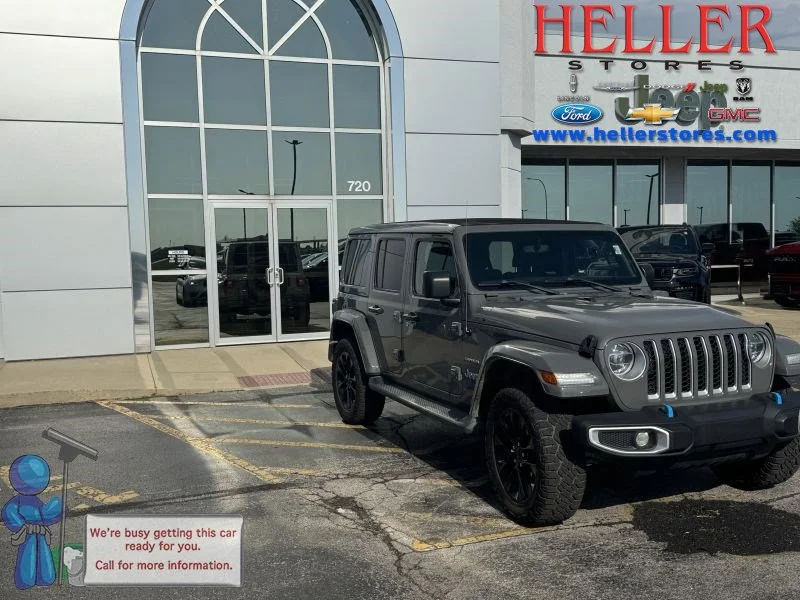 Used 2022 Sting-Gray Clearcoat Jeep Unlimit image 1