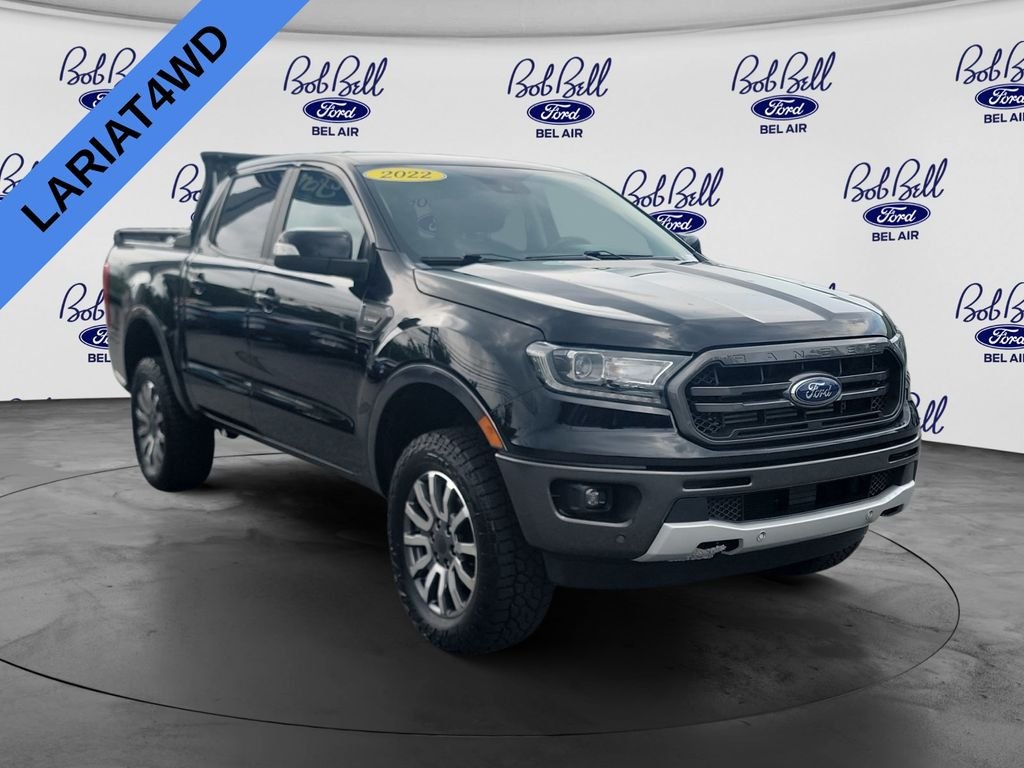 Used 2022 Black Ford Lariat image 1