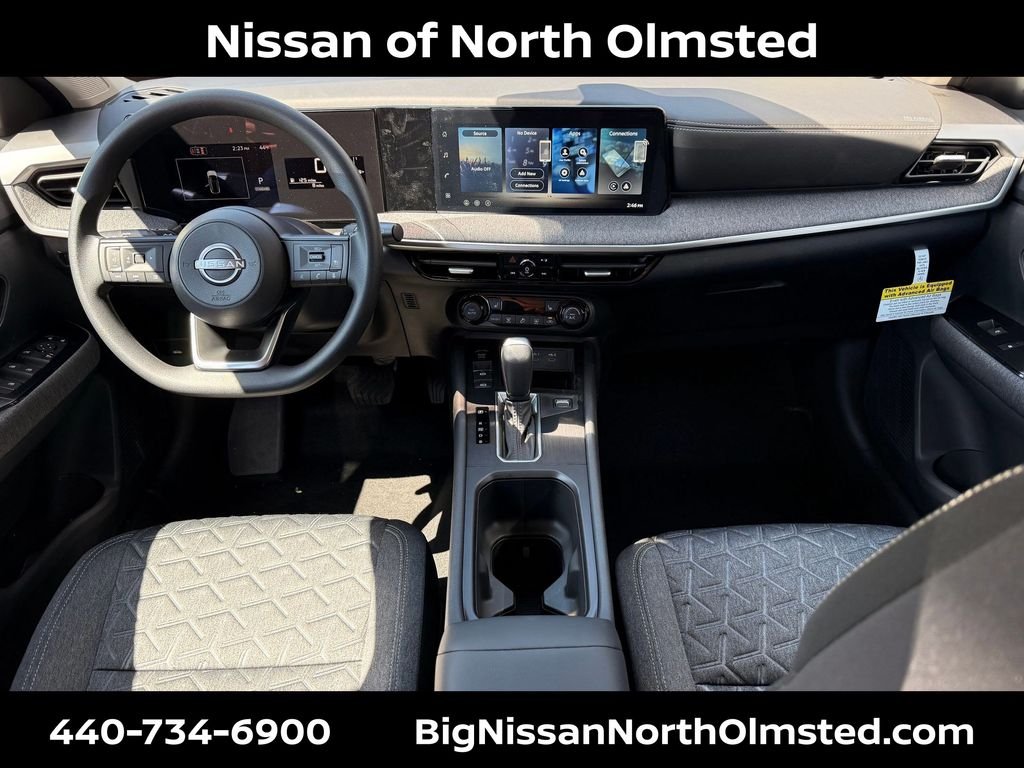 New 2026 Aspen White TriCoat / Super Black Two-tone Nissan SV image 17