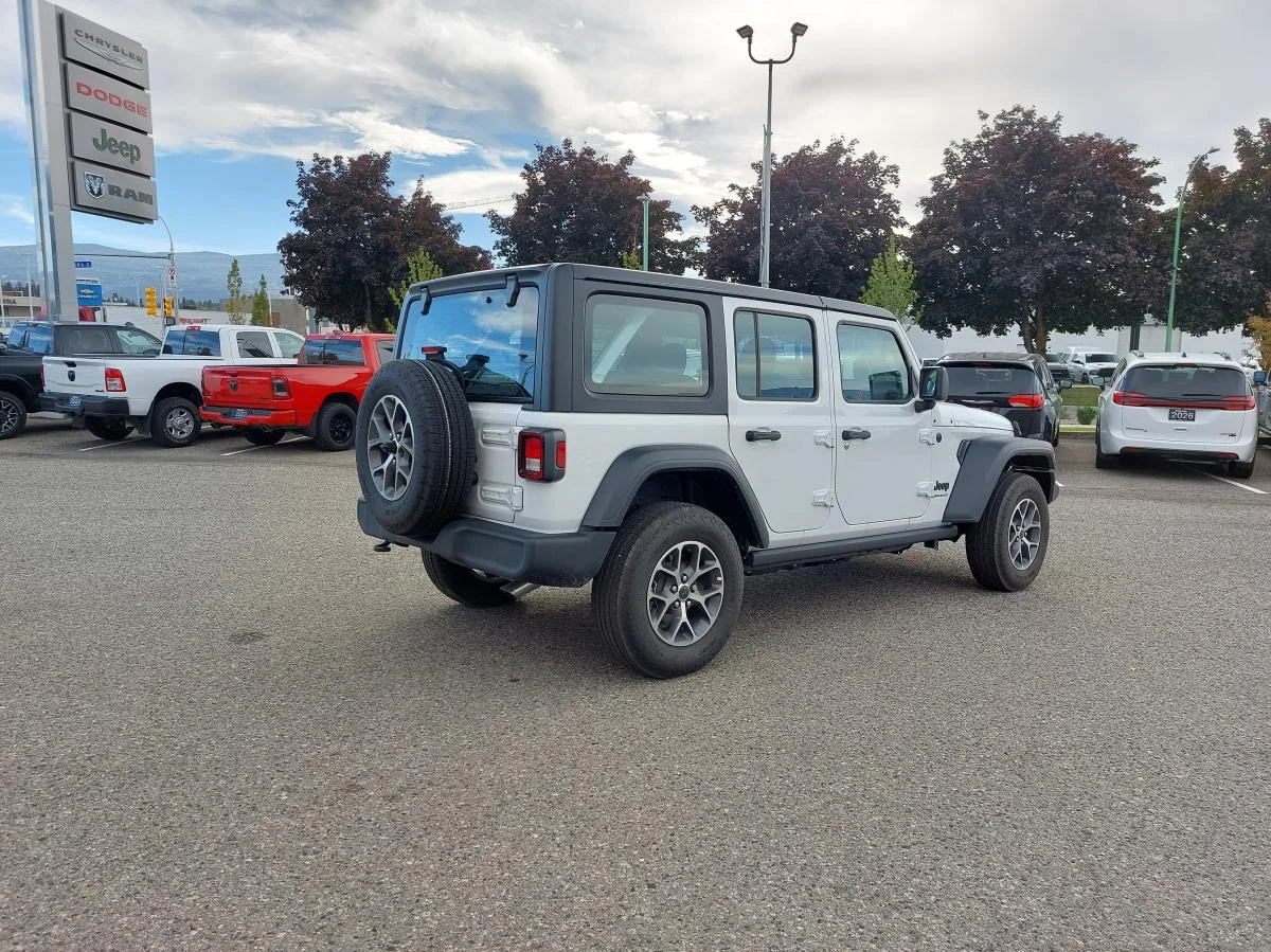 New 2024 White Jeep Sport 4 Door 4x4 image 5