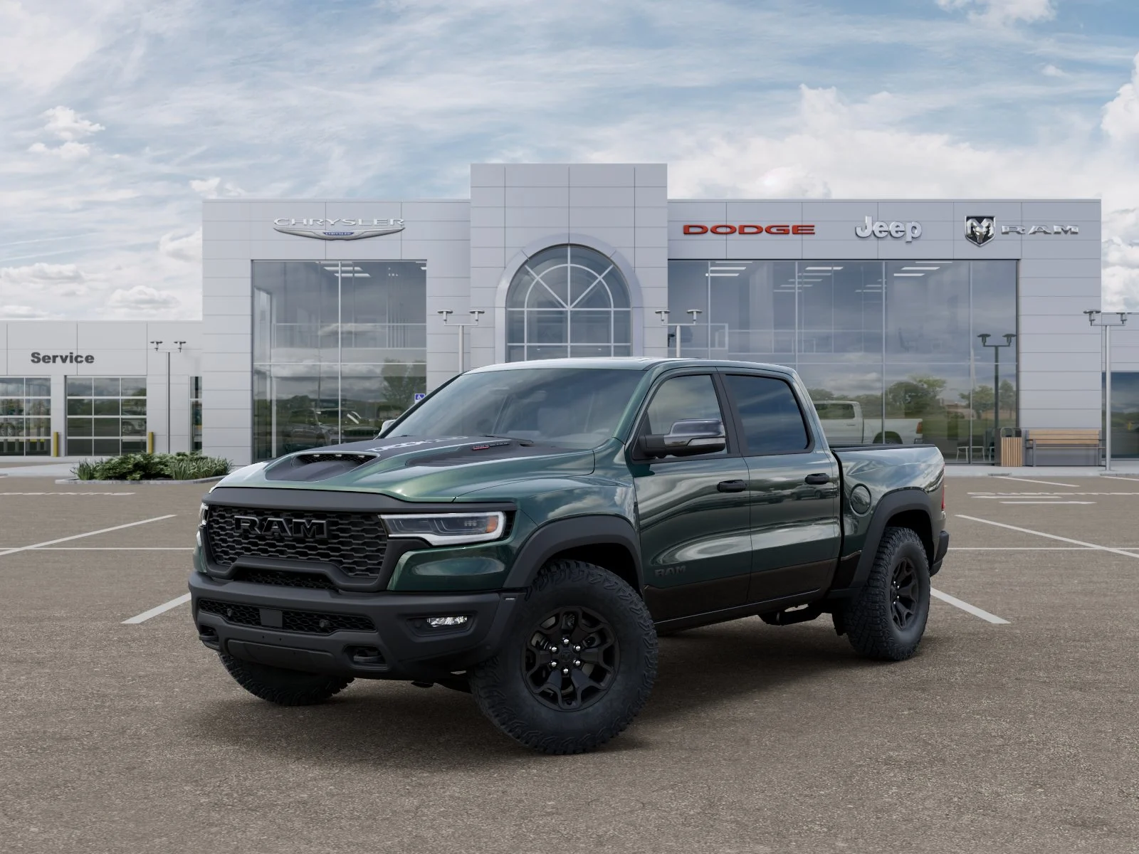 New 2026 Serrano-Green Metallic Exterior Paint RAM RHO image 29