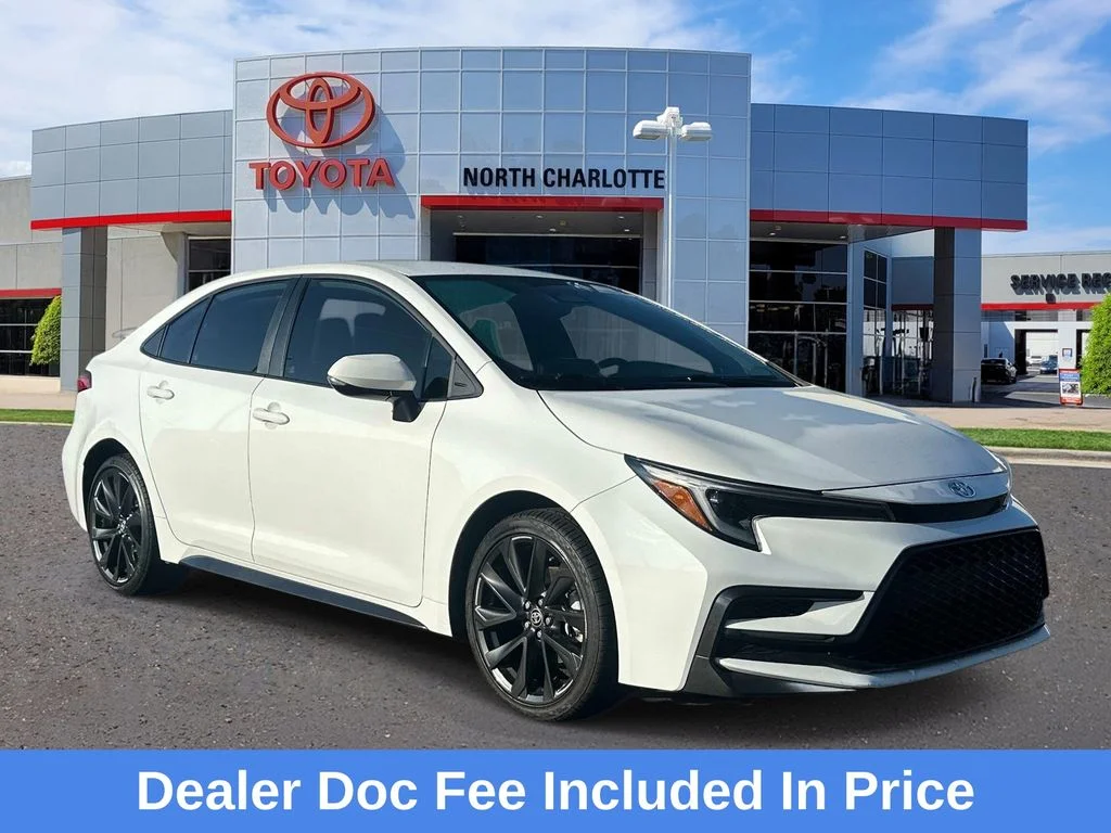 Used 2023 White Toyota SE image 1