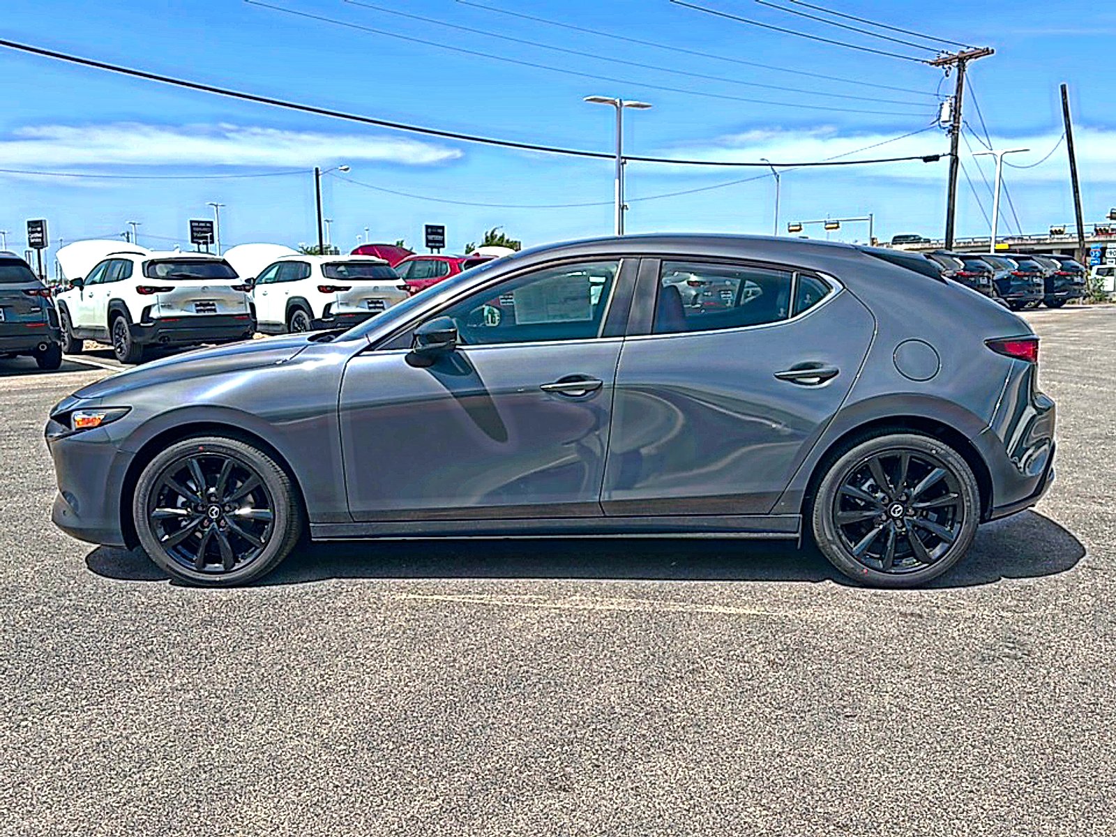 Used 2025 Polymetal Gray Metallic Mazda 2.5 S Carbon Edition image 5