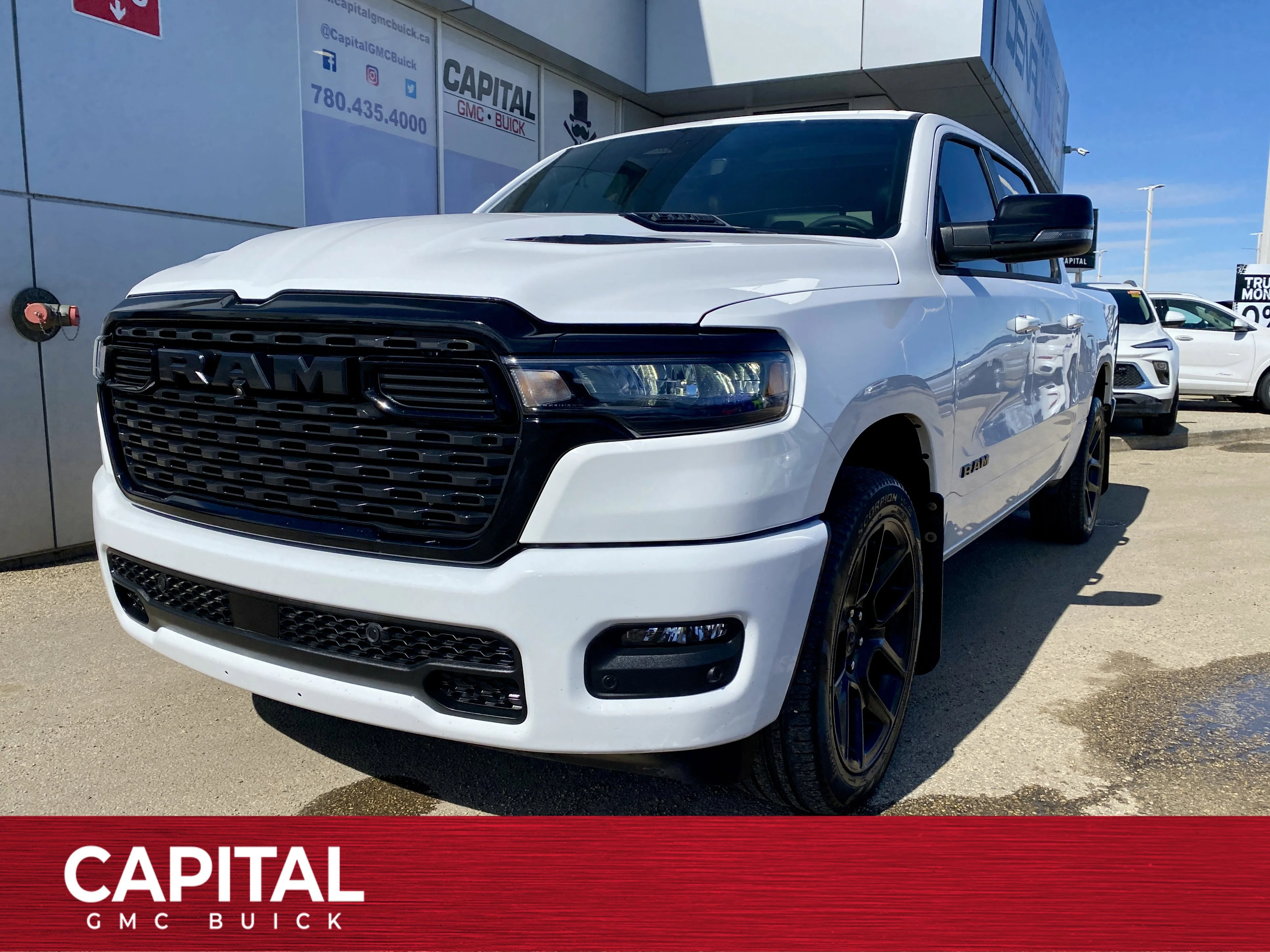 Certified Used 2025 White Ram Sport * PANORAMIC SUNROOF * FULL LEATHER * 360 CAMERA * image 1