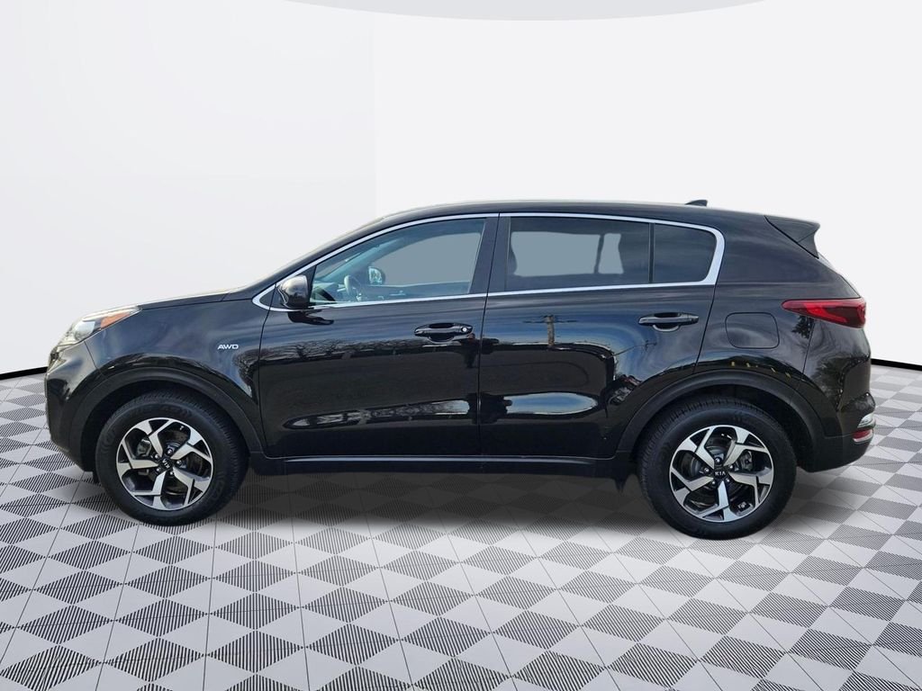 Used 2020 Black Cherry Pearl Kia LX image 2