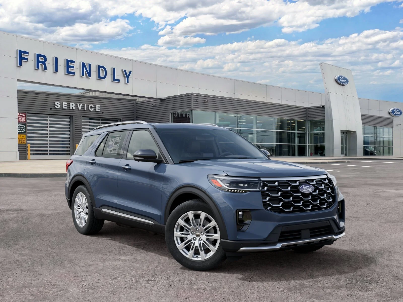 New 2027 Vapor Blue Metallic Ford Platinum™ image 4