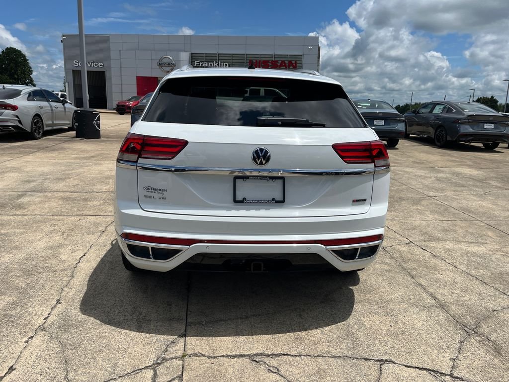 Used 2020 White Volkswagen 3.6L V6 SEL R-Line image 4