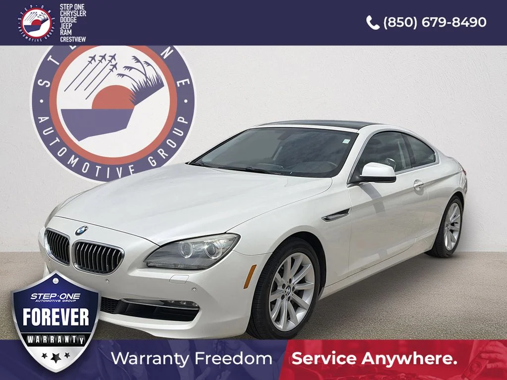 Used 2015 White BMW 640i image 1
