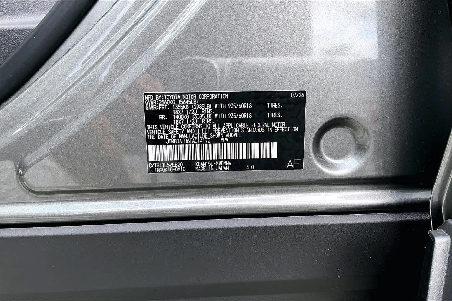 New 2026 Heavy Metal Toyota XLE image 22
