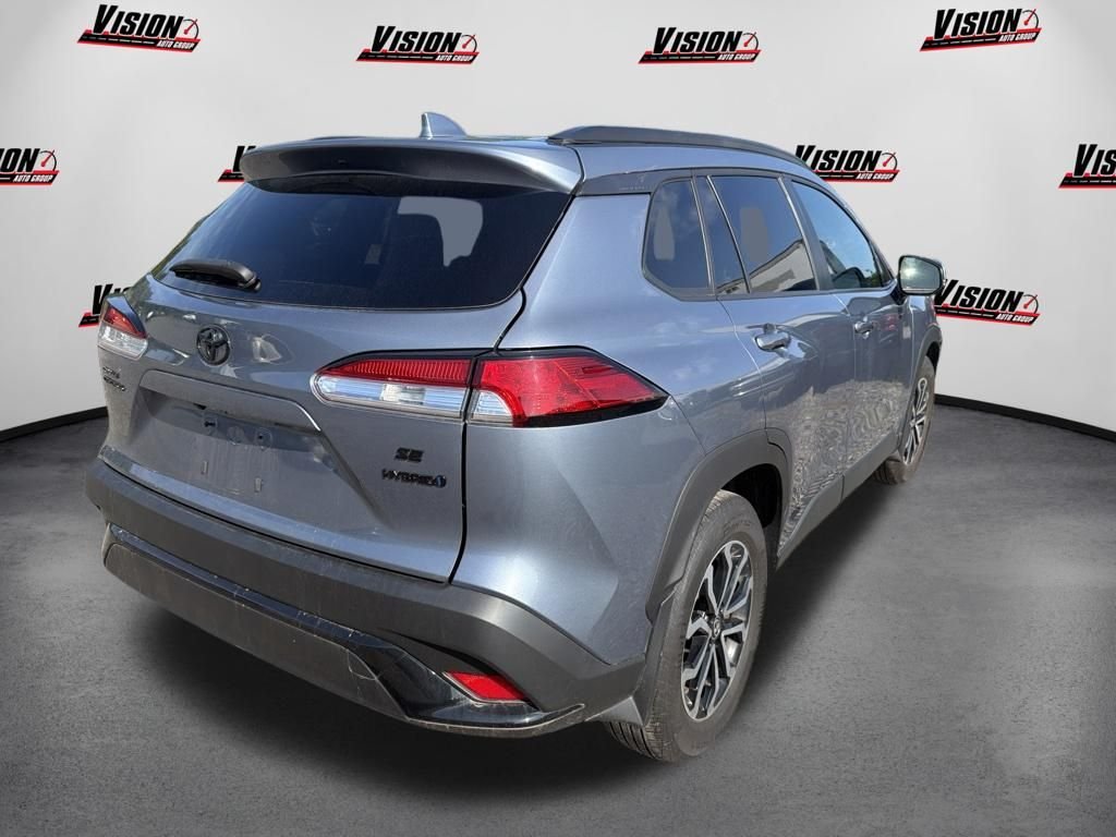 Used 2024 Blue Toyota Hybrid SE image 4