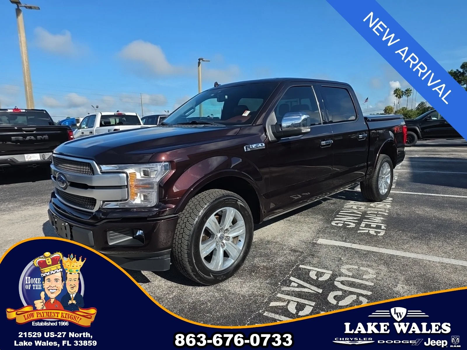 Certified Used 2019 Red Ford Platinum image 3