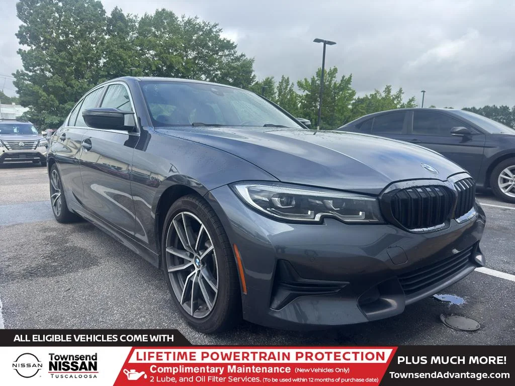 Used 2020 Mineral Gray Metallic BMW 330i image 1