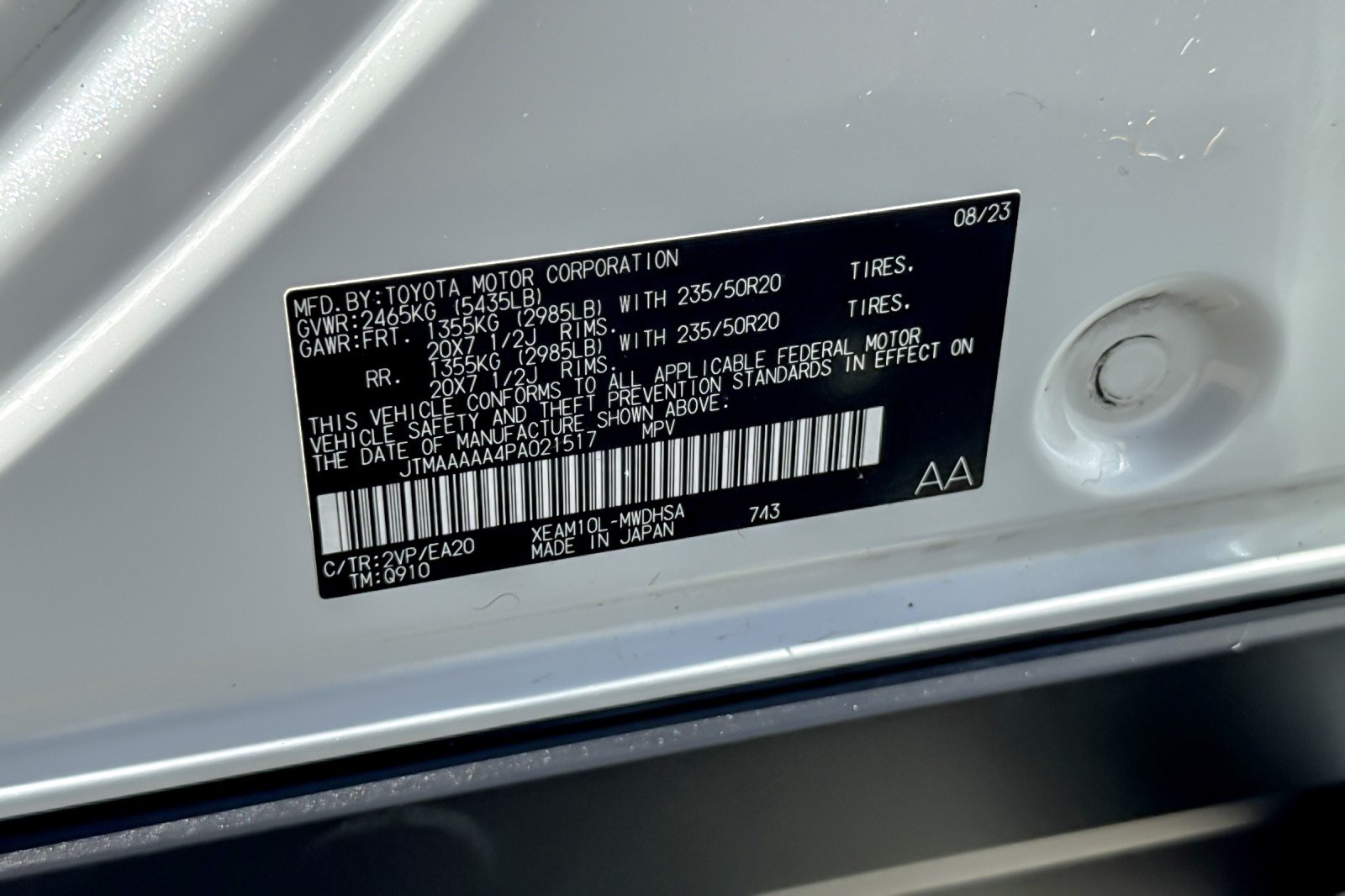 Certified Used 2023 Wind Chill Pearl Toyota Limited image 27