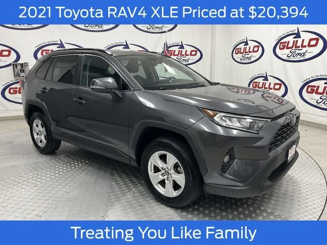 Certified Used 2021 Magnetic Gray Metallic Toyota XLE image 1