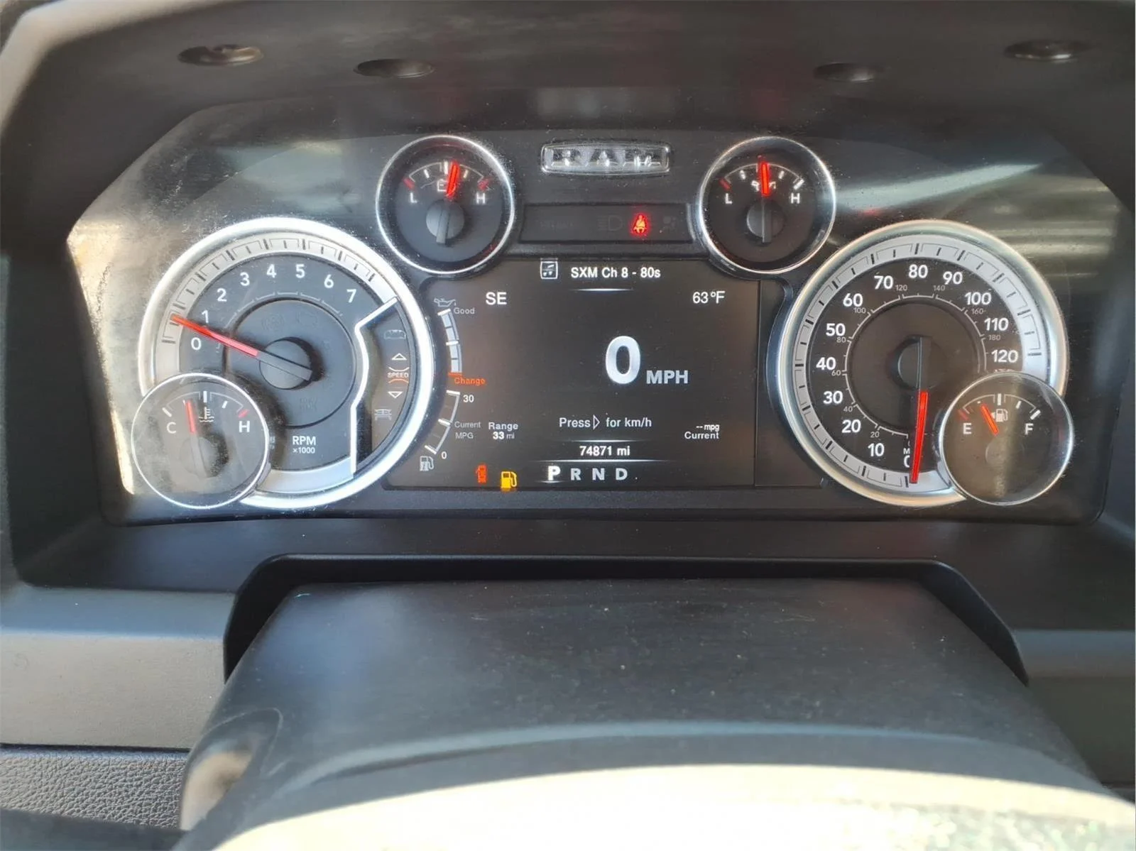 Used 2023 Bright White Clearcoat Ram SLT image 17
