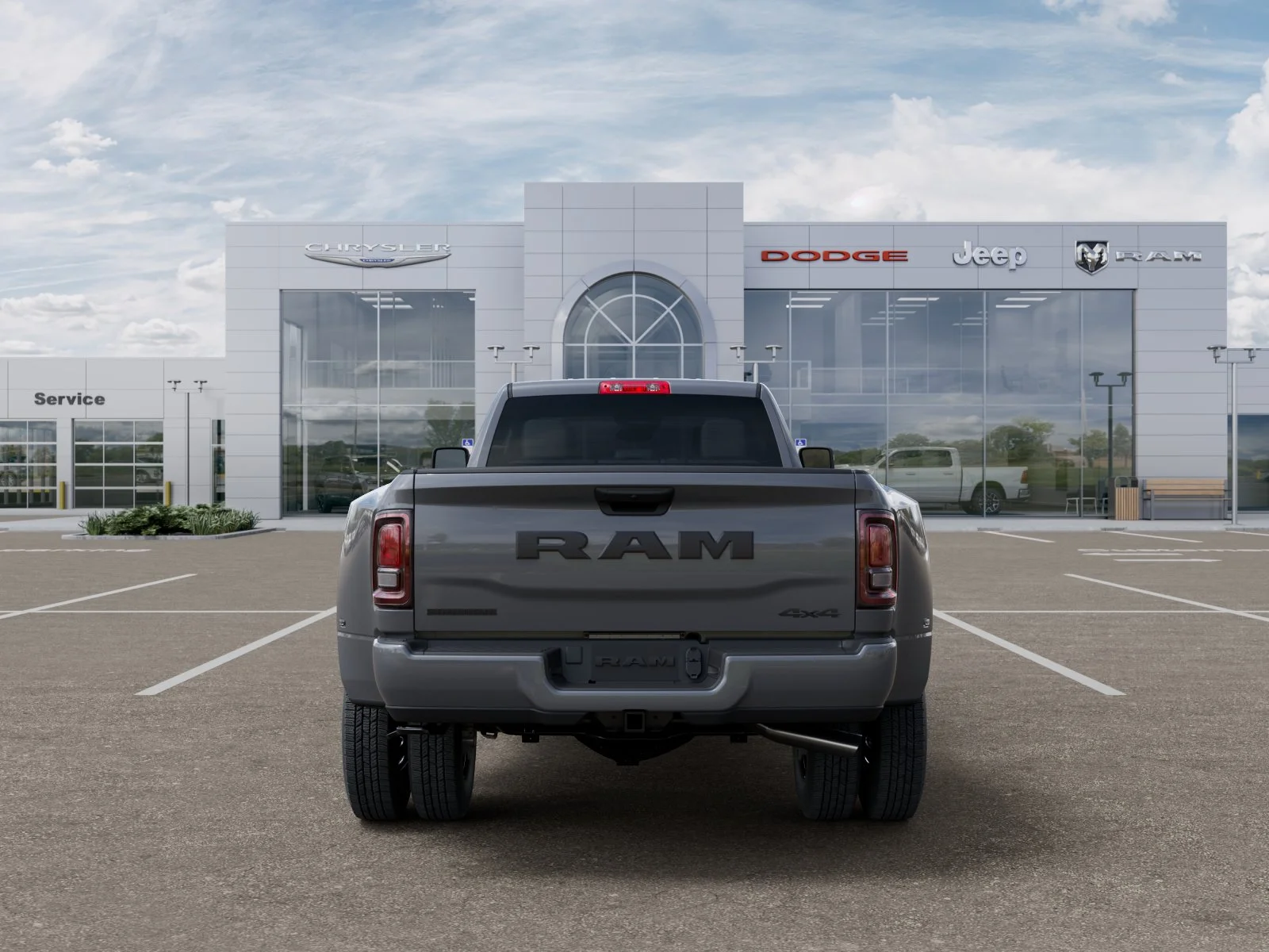 New 2026 Ceramic Gray Clearcoat RAM Big Horn image 7