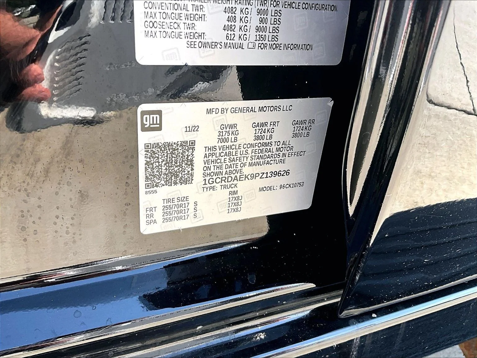 Used 2023 Black Chevrolet WT image 34