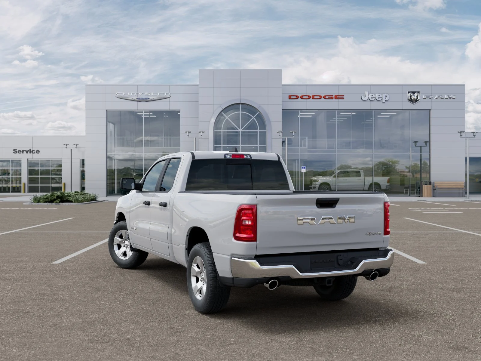 New 2026 Bright White Clear-Coat Exterior Paint RAM Tradesman image 3