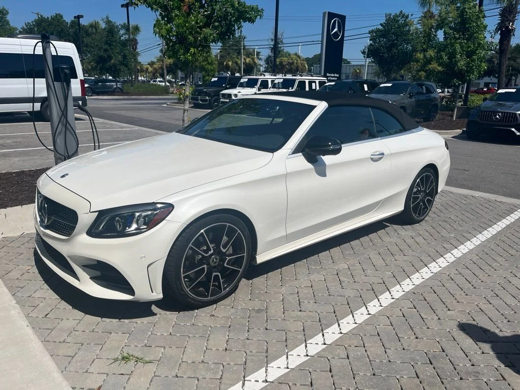 Certified Used 2023 MANUFAKTUR Diamond White Metallic Mercedes-Benz C 300 image 2