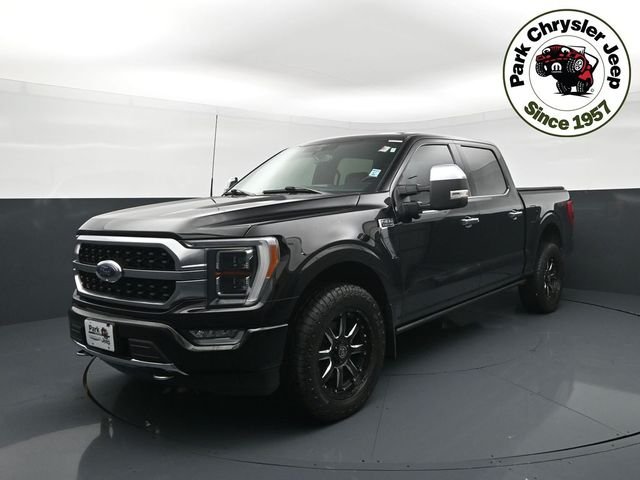 Used 2021 Ford F-150 Platinum with VIN 1FTFW1E8XMFB94455 for sale in Burnsville, Minnesota