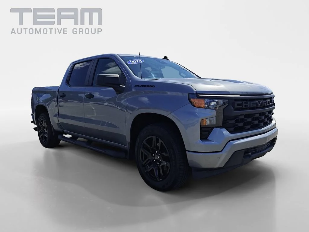Used 2024 Sterling Gray Metallic Chevrolet Custom image 1