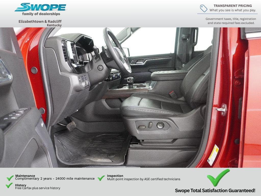 Used 2024 Volcanic Red Tintcoat GMC SLT image 12