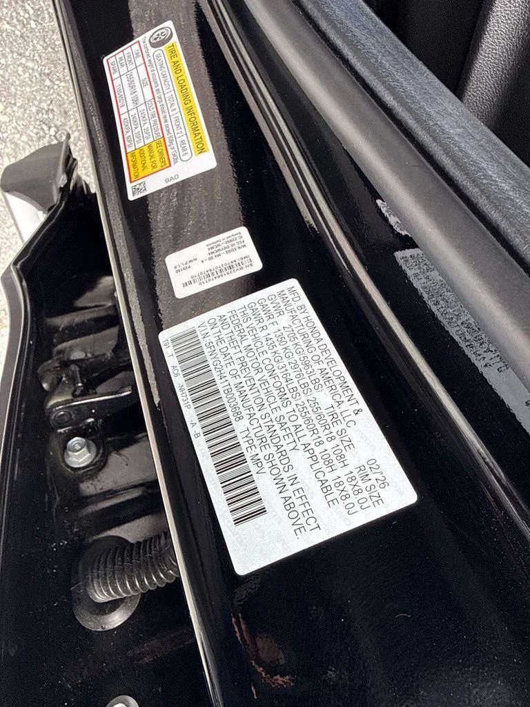 Used 2026 Black Honda EX-L image 25