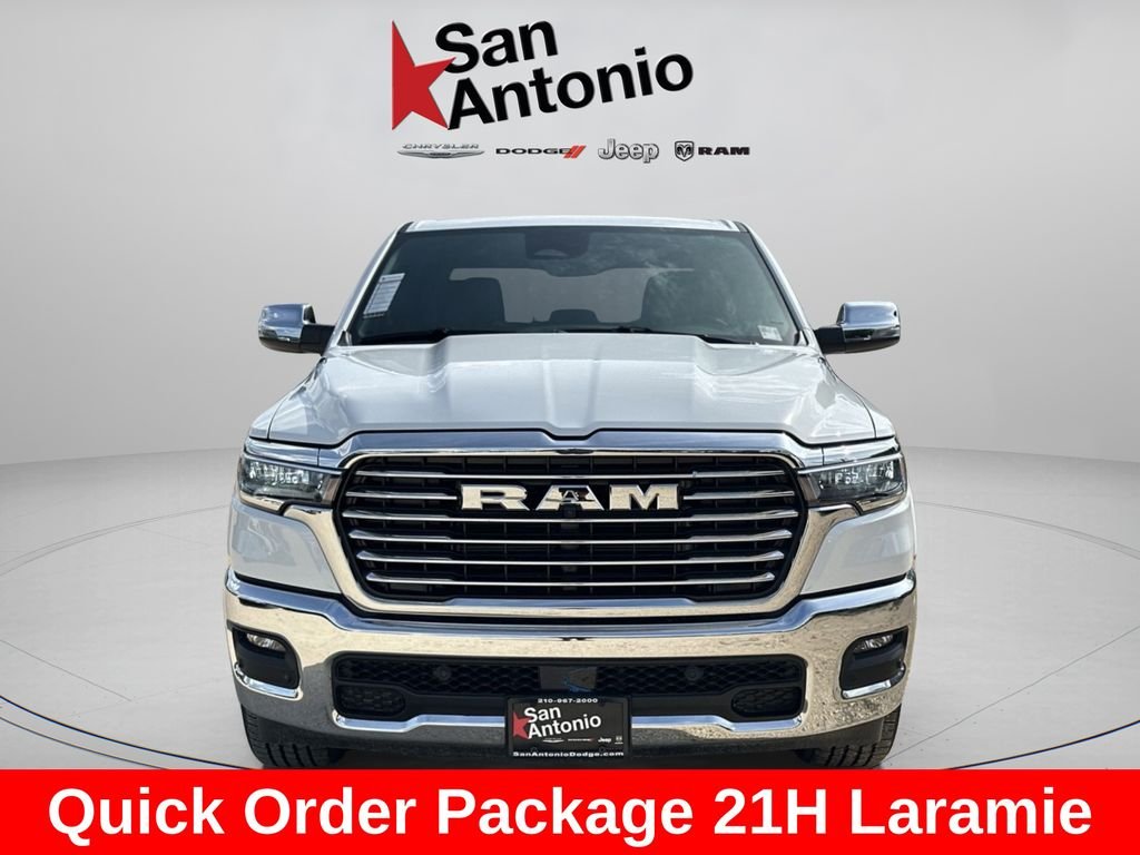 New 2026 Bright White Clear-Coat Exterior Paint RAM Laramie image 3
