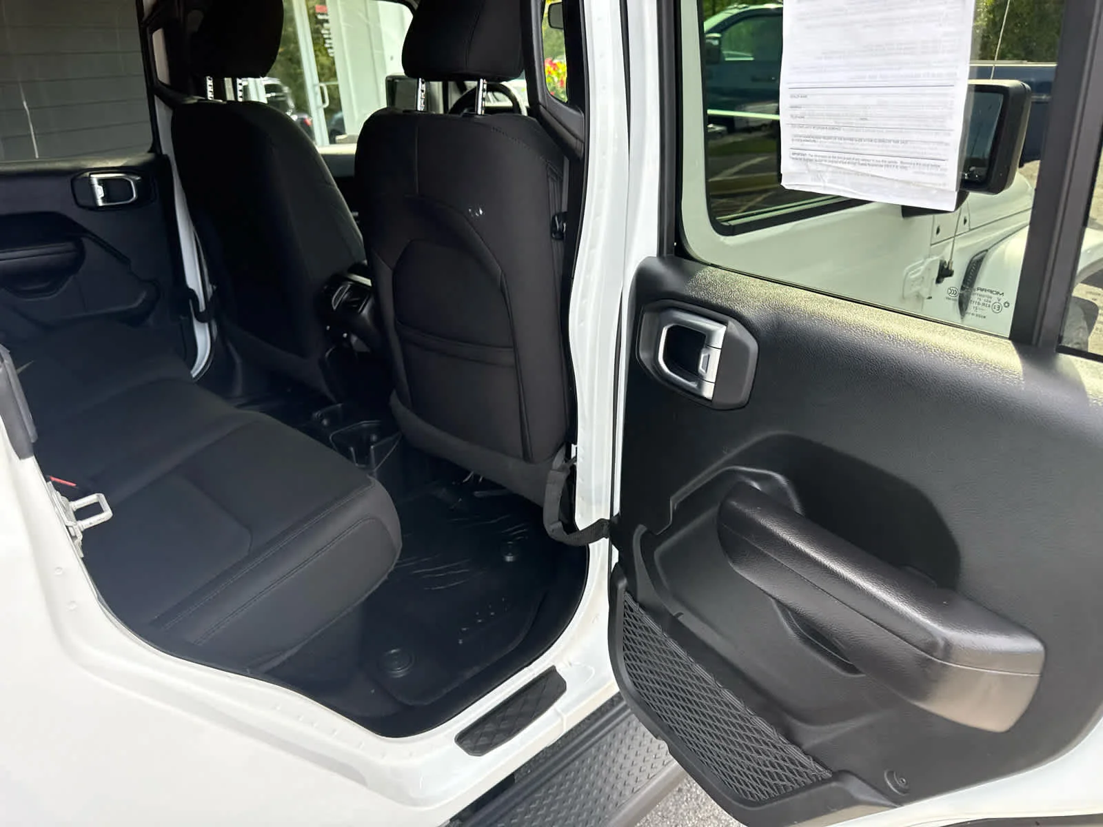 Used 2021 Bright White Clearcoat Jeep Sport S image 17