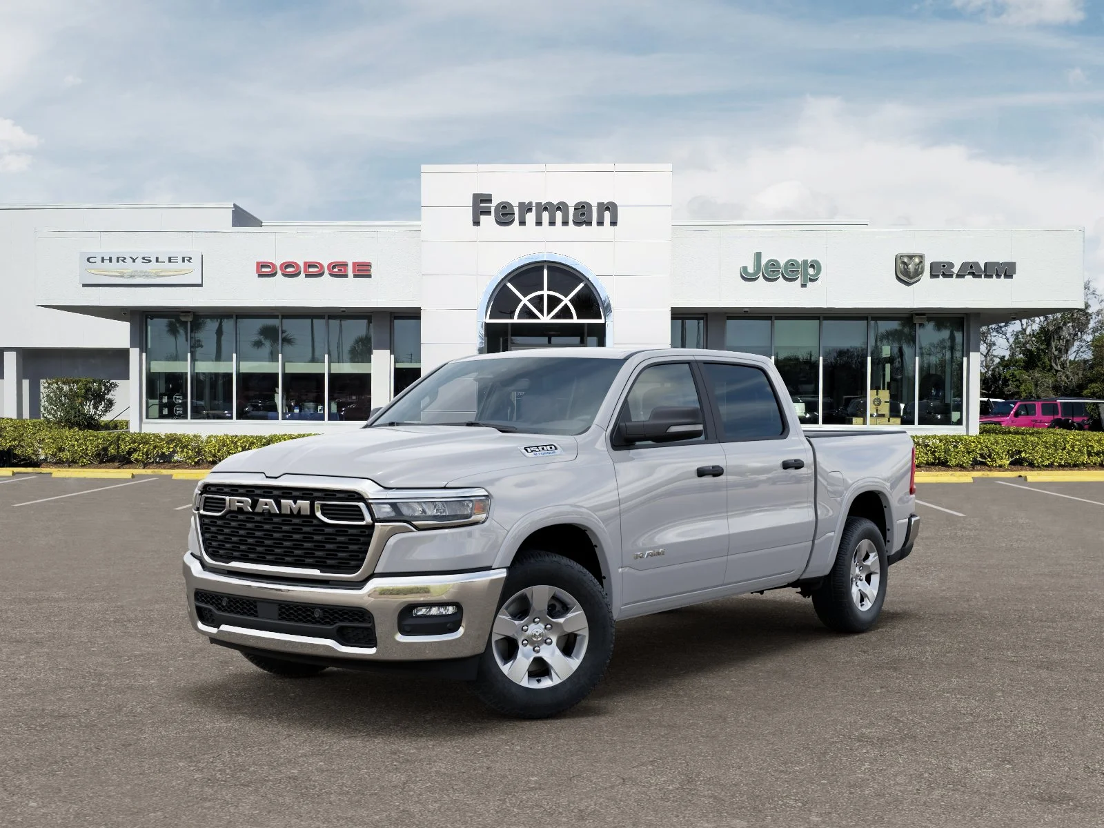 New 2026 Bright White Clear-Coat Exterior Paint RAM Big Horn/Lone Star image 32