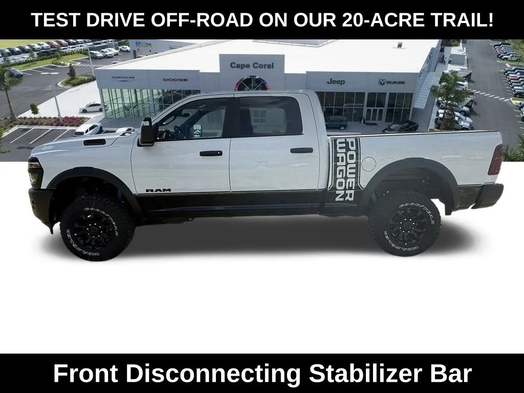 New 2026 Bright White Clear-Coat Exterior Paint RAM Power Wagon image 9