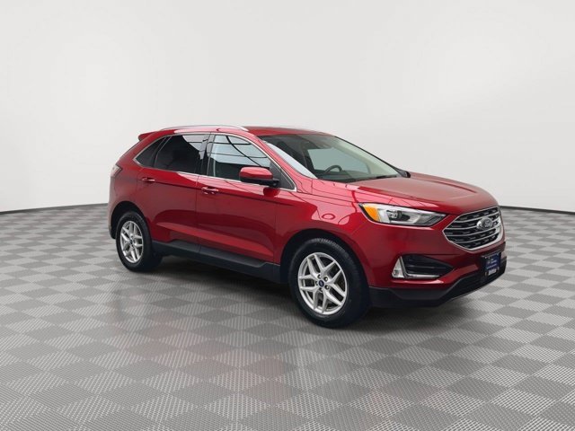 Used 2021 Rapid Red Metallic Tinted Clearcoat Ford SEL image 35