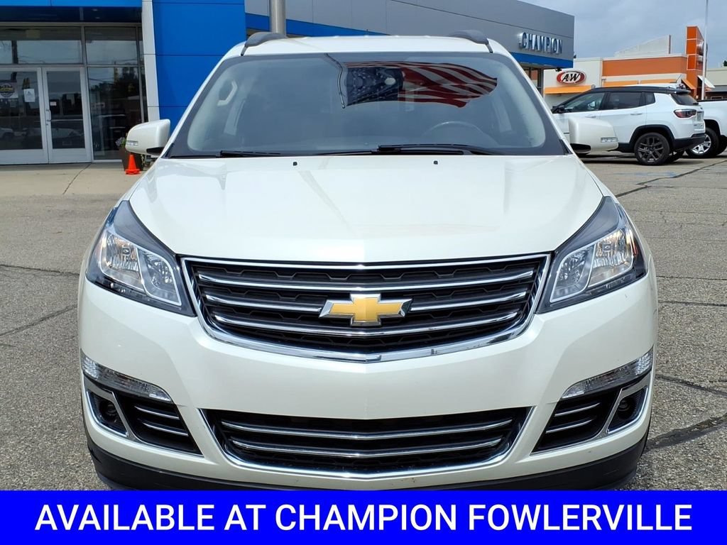 Used 2013 Chevrolet Traverse LTZ with VIN 1GNKRLKD2DJ183103 for sale in Fowlerville, MI