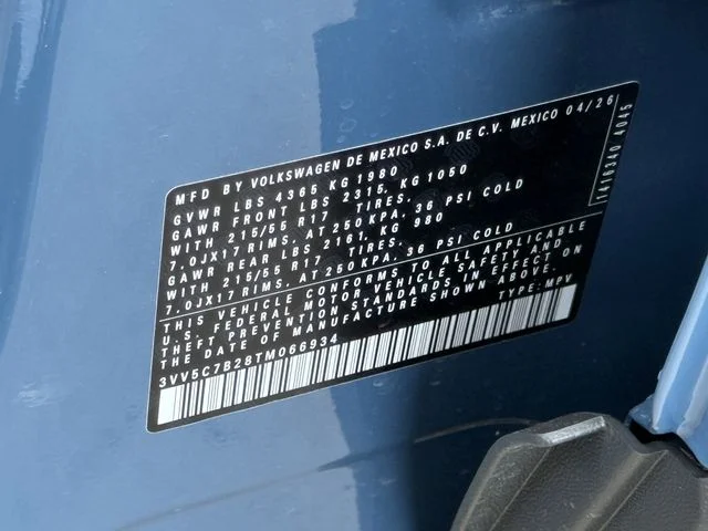 New 2026 Blue Volkswagen 1.5T S image 22