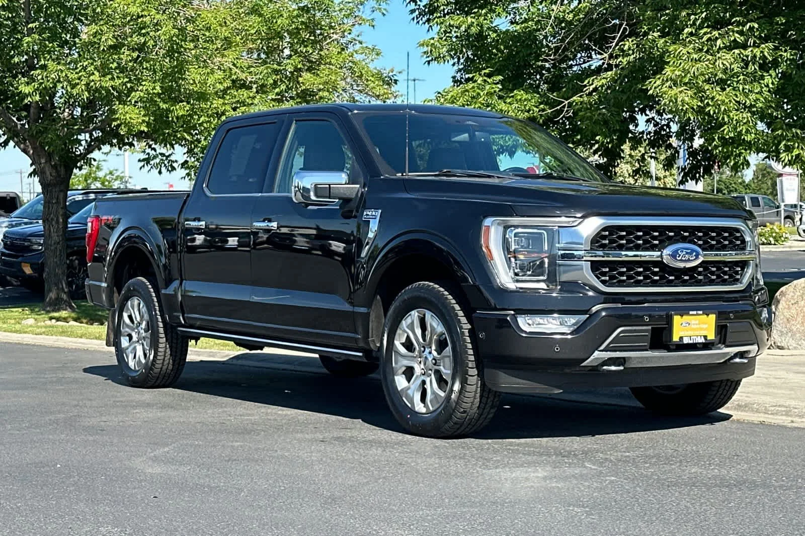 Certified Used 2023 Agate Black Metallic Ford Platinum image 9