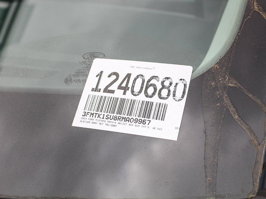 New 2024 Glacier Gray Metallic Tri-Coat Ford Select image 28