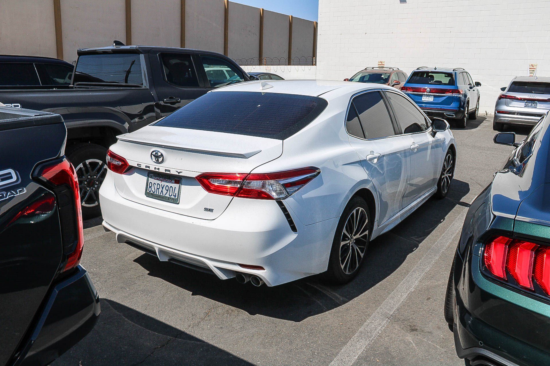 Certified Used 2020 Super White Toyota SE image 6