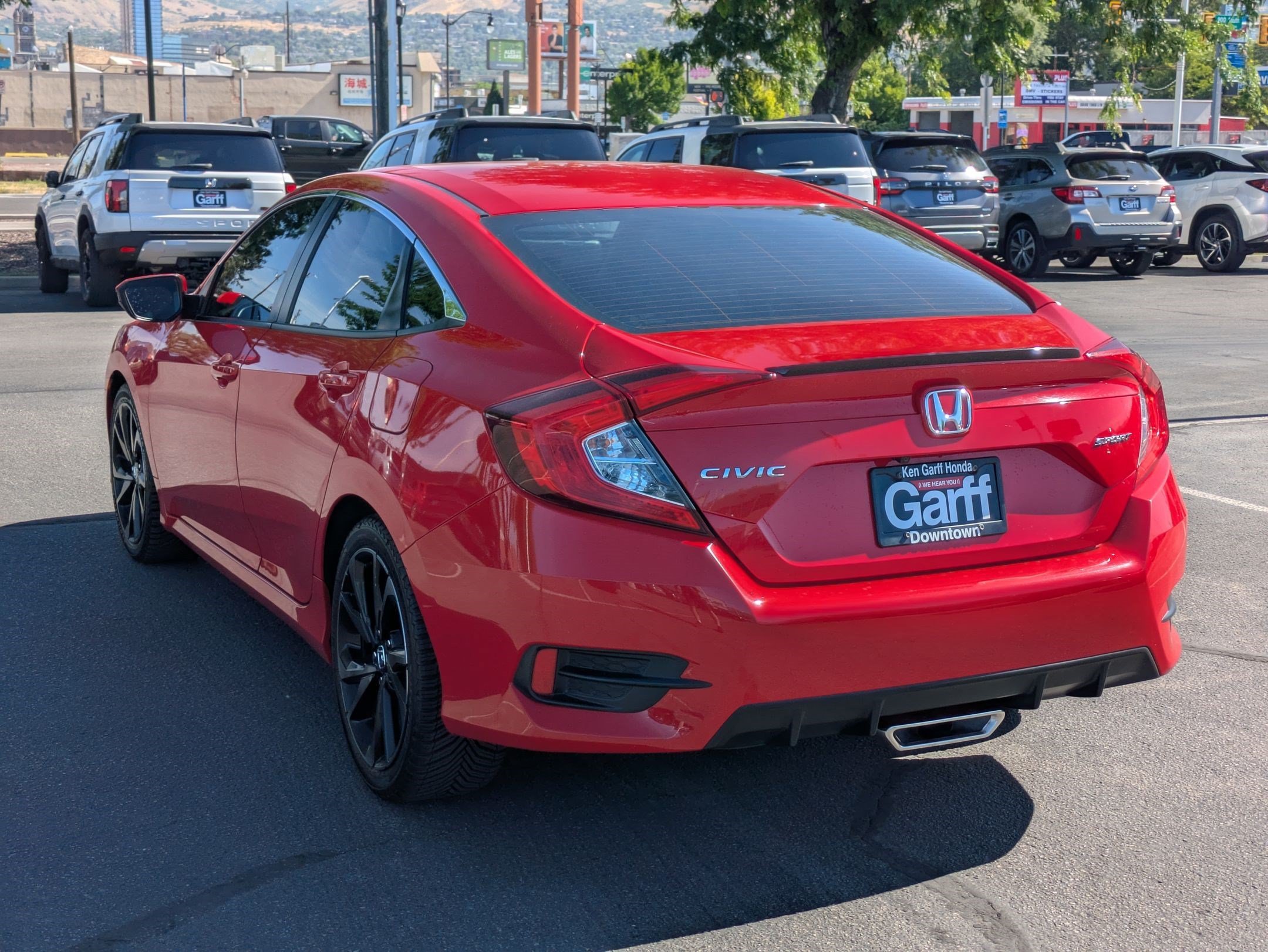 Certified Used 2021 Rallye Red Honda Sport image 7