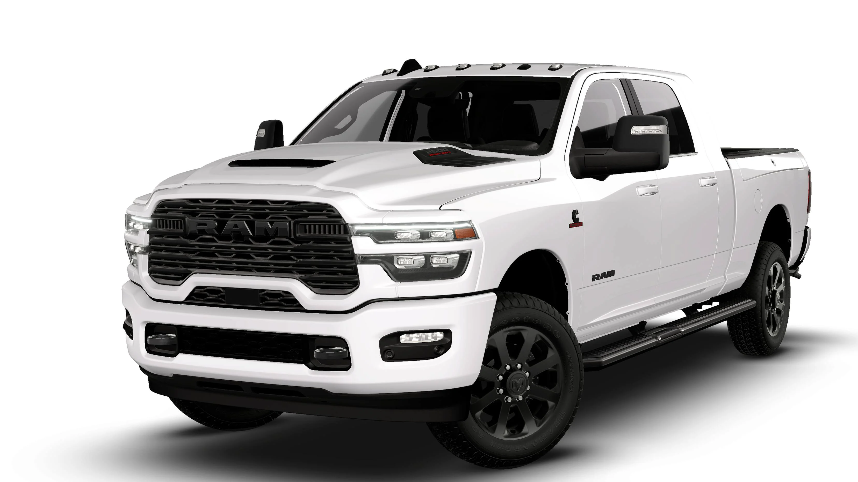 New 2026 Bright White Clear-Coat Exterior Paint RAM LARAMIE image 1
